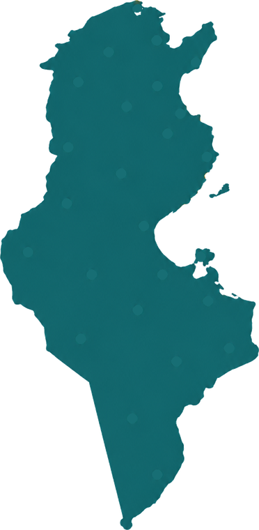Carte de la Tunisie